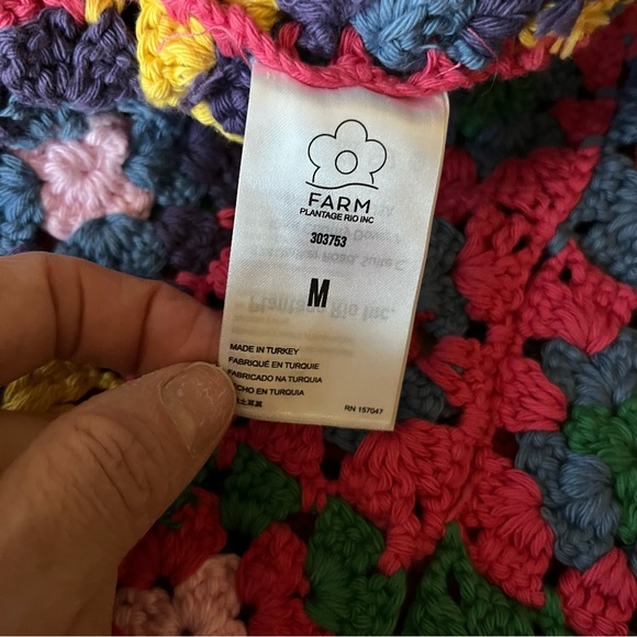 FARM Rio Multicolor Crochet Top - Picture 11 of 14